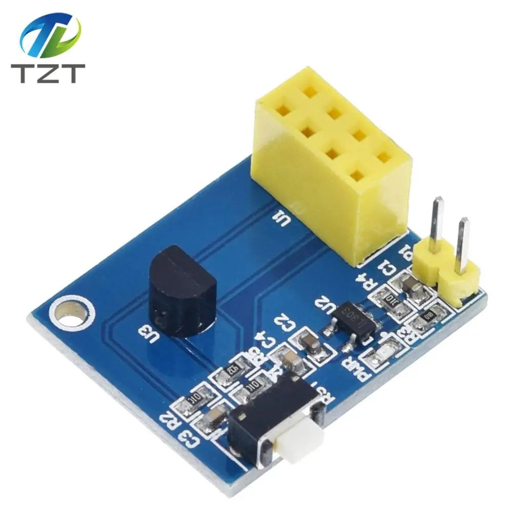 DS18B20 Temperature ESP8266 ESP-01 ESP-01S DS18B20 модуль датчика температуры и влажности esp8266 Wifi NodeMCU умный дом DIY Kit(с ESP01 - Цвет: DS18B20 Temperature