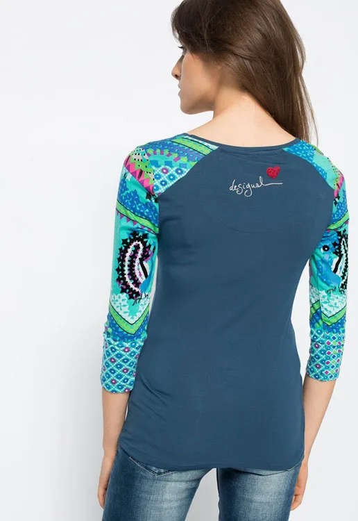Трикотажный Свитер DESIGUAL трикотажный свитер с длинными рукавами и одним