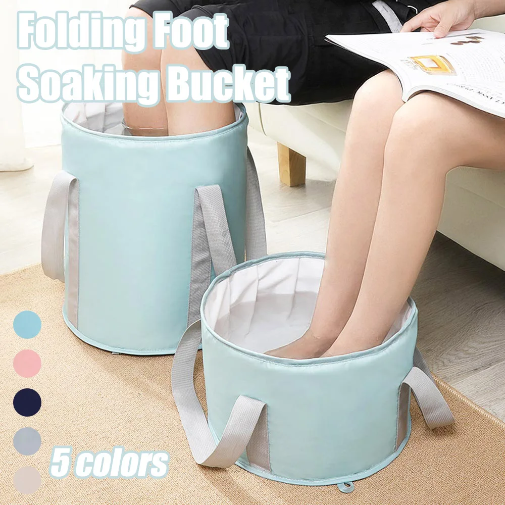 

Foldable Basin Travel Camping Washbasin Bucket Portable Folding Laundry Tub Foot Bath Sink Washing Basket Spa Foot Bath Bucket