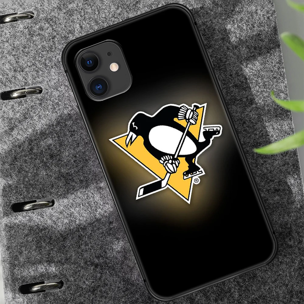 

Pittsburgh Penguin Phone Case Cover Hull For iphone 5 5s se 2020 6 6s 7 8 12 mini plus X XS XR 11 PRO MAX black Waterproof