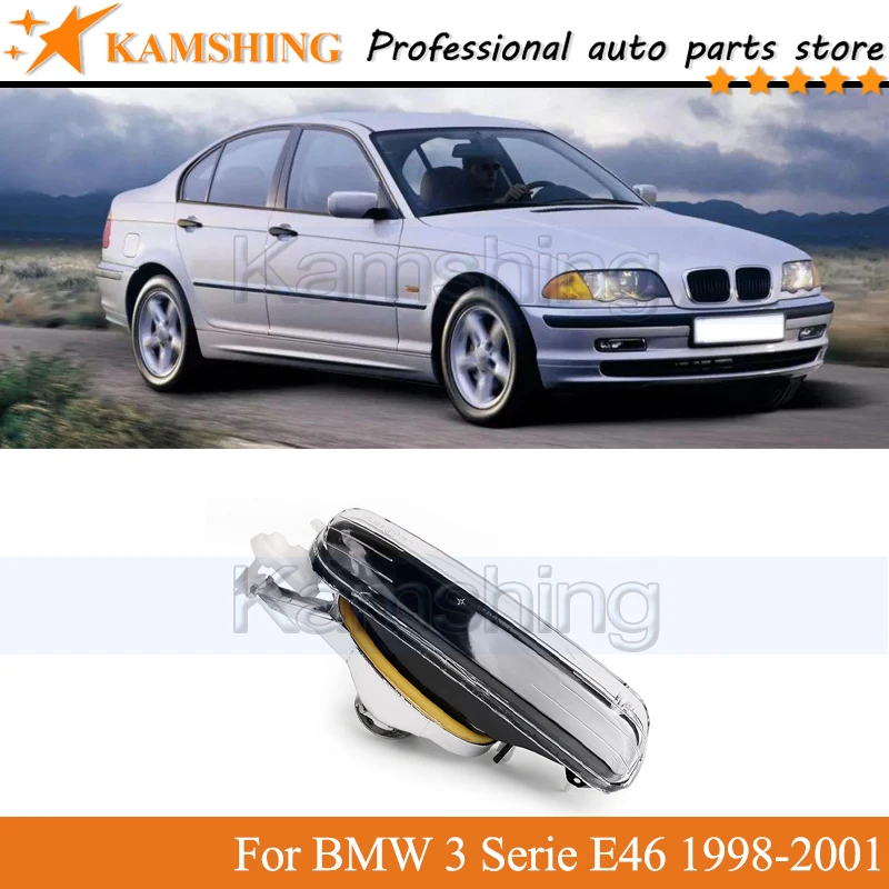 

Kamshing Front Bumper Fog light lamp For BMW 3 Serie E46 1998 1999 2000 2001 driving light fog light lamp Bumper lamp light