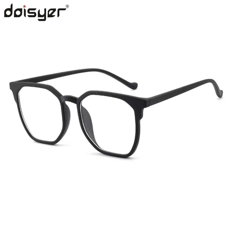 

DOISYER Adult square anti-blue glasses TR material flat light lens computer goggles