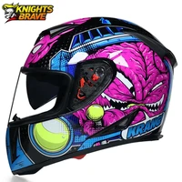 full face motorcycle helmet men casco moto washable lining double visor motocross helmet motorbike capacete moto helmets dot