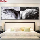 Черно-белые ретро крылья домашний декор алмазная живопись вышивка крестиком винтажные Крылья Ангела картина для украшения гостиной
