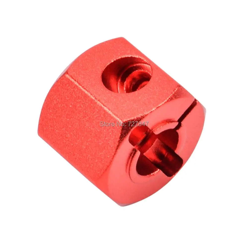 4pcs/lot 10mm Thickness Hex 12mm Aluminum Wheel Drive Adaptors and Pins Alloy Metal For 1:10 RC Car Wheels Rim | Игрушки и хобби