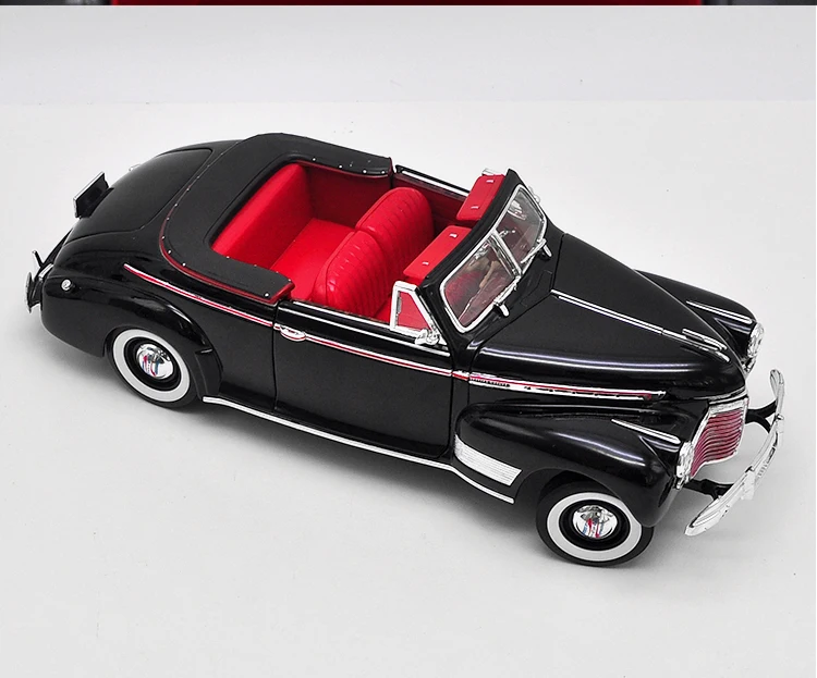 Высокая имитация 1:18 Chevrolet 1941 специальный роскошный сплав в кузове «Кабриолет», металлическая коллекция и подарок классическая модель автомобиля