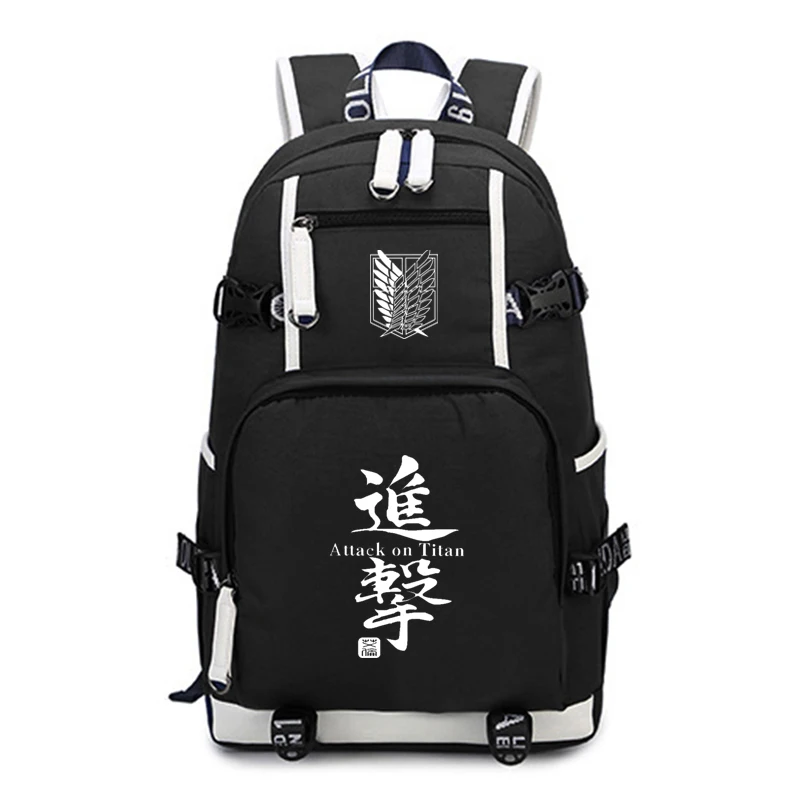 Школьная сумка Attack on Titan для подростков мальчиков девочек студентов Снова в школу