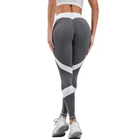 color patchwork yoga pants push up leggings for women sport fitness trousers high waist squat proof sports tight sportswear