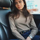 Женский свитер тонкий зимний кашемировый свитер с хомутом женский базовый кашемировый свитер для женщин свитера и пуловеры трикотажные водолазка женская кофты женские осень 2019 пуловер женский кашемир вязаный свитер