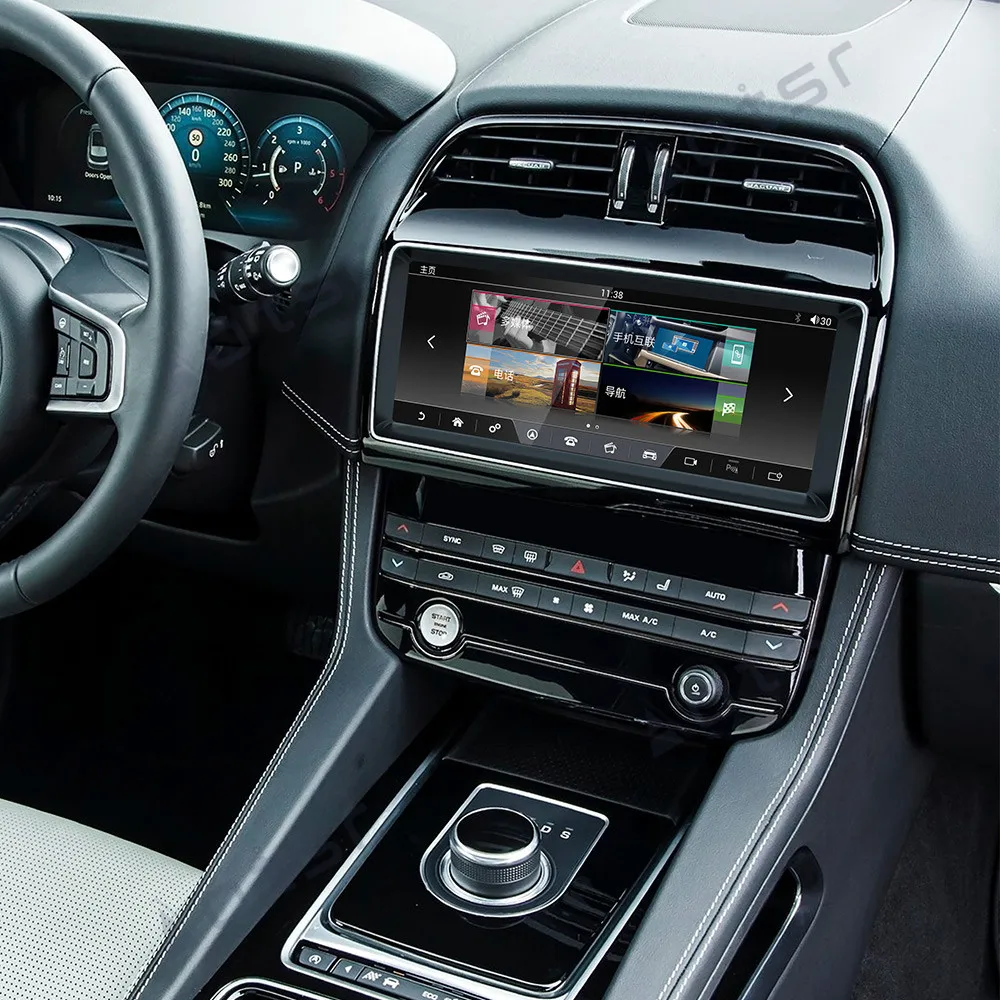 Автомобильный DVD-плеер Aotsr 64 ГБ Android 10 GPS-навигация для Jaguar F-Pace Fpace X761 2016 ~ 2019 4K 1080P