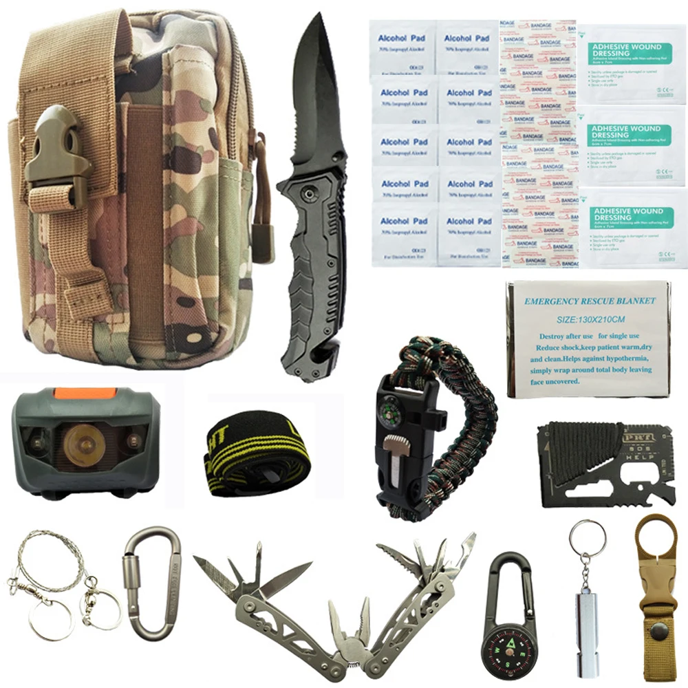 Аварийные принадлежности 11 в 1 для повседневного использования набор