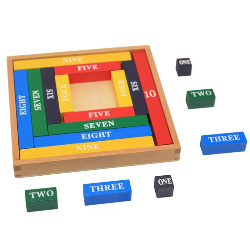 Креативная деревянная профессиональная обучающая игрушка Монтессори для детей