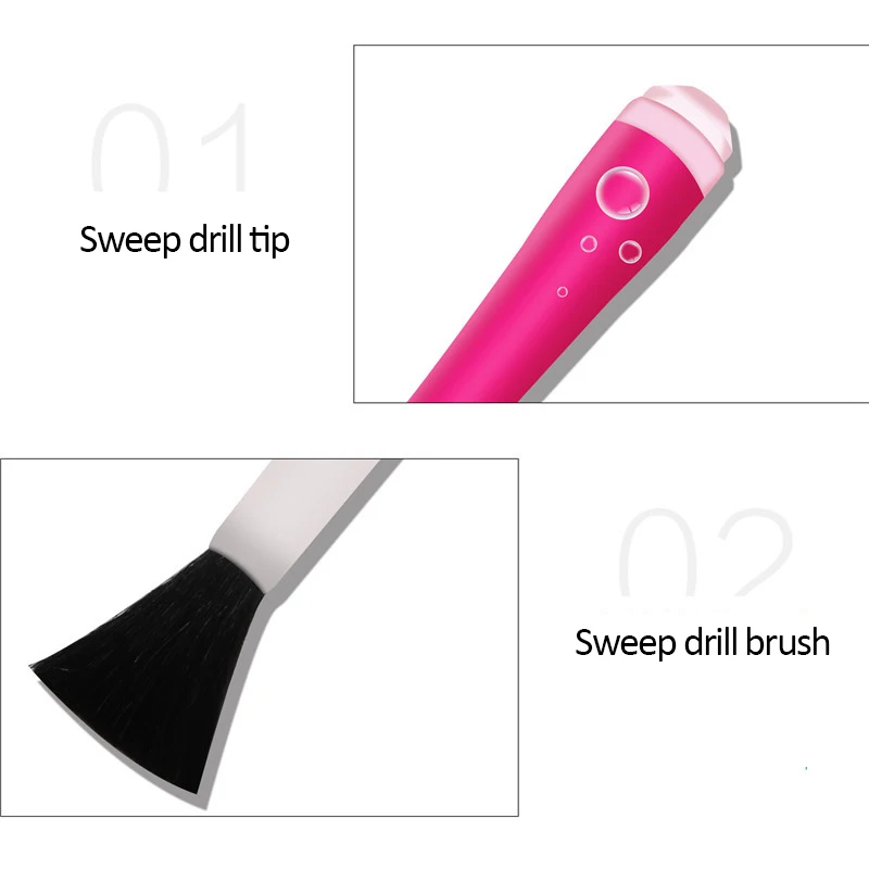 Двойная адсорбционная декоративная раскрашивающая ручка для очистки ногтей