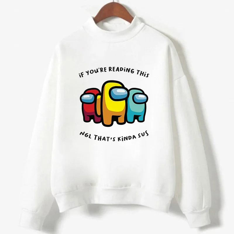 

Hot Video Game Among Us Hoodies Men Women Impostor Graphic Anime Streetwear Hip Hop Sweatshirt Sudadera Hombre Among Us Tops