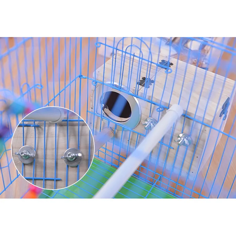 Дом Сад деревянный ящик DIY Натуральное деревянное Птичье гнездо птица попугай