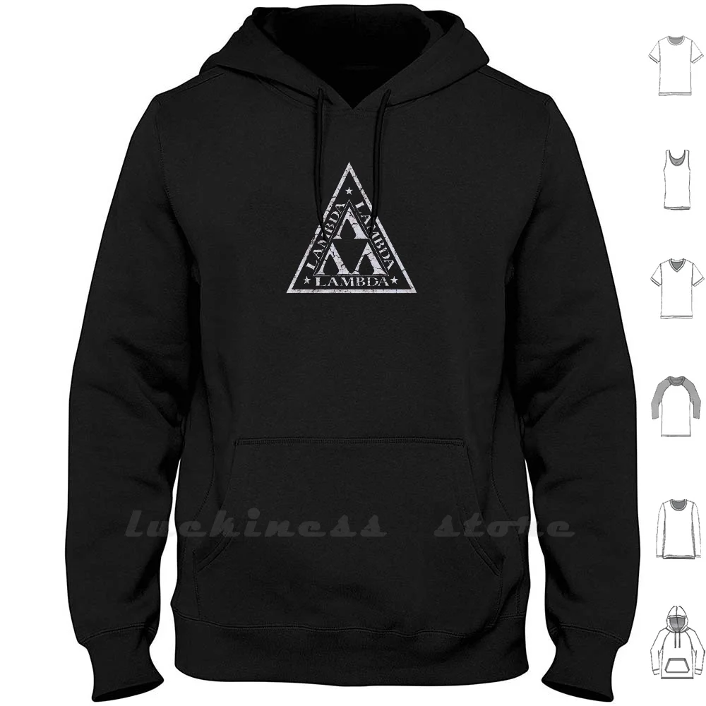 

Lambda Lambda Lambda Hoodie Long Sleeve Lambda Lambda Lambda Revenge Of The Nerds Adams College Adams Atoms Mascot