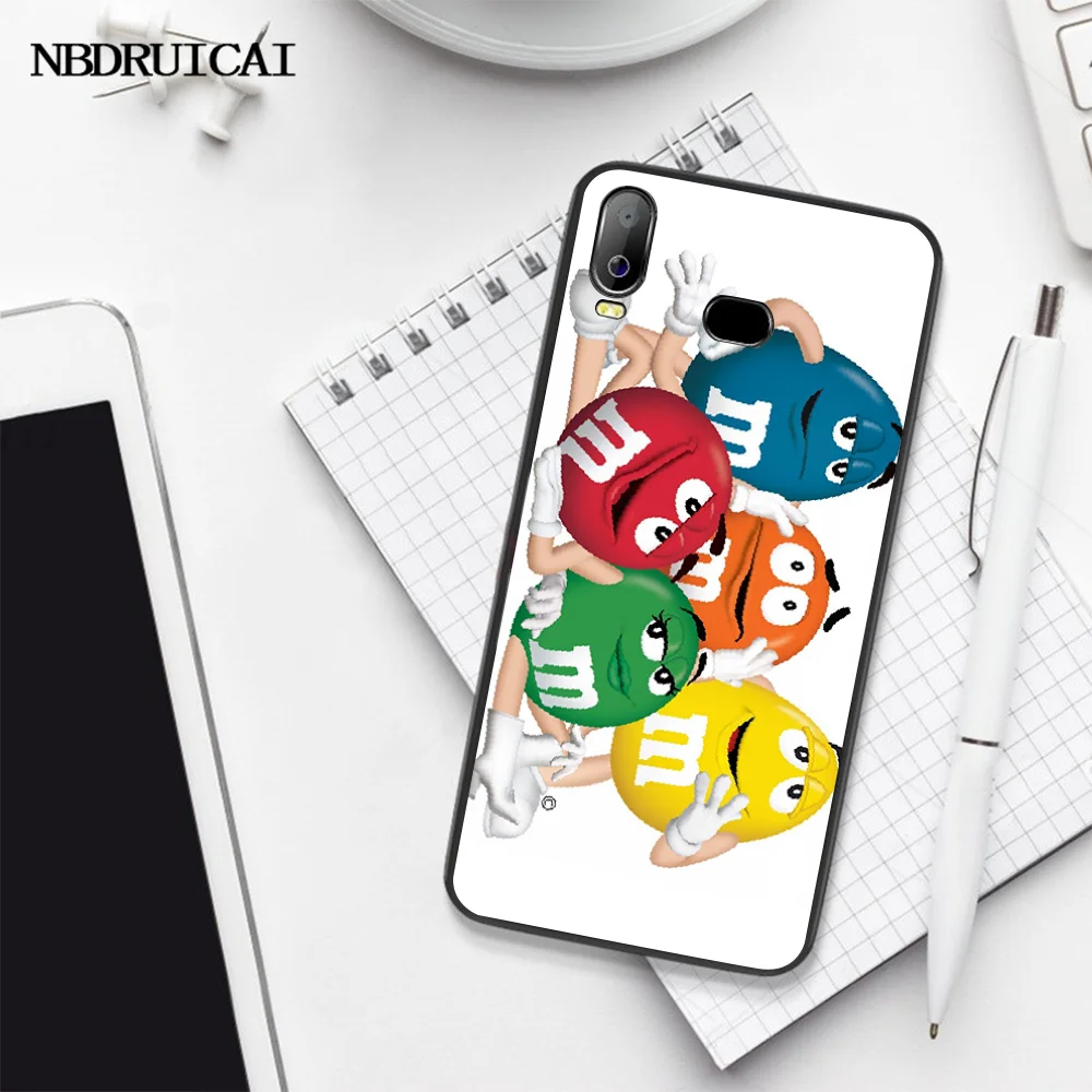 NBDRUICAI M & Ms шоколадный Мягкий силиконовый чехол для телефона из ТПУ Samsung A10 A20 A30 A40 A50