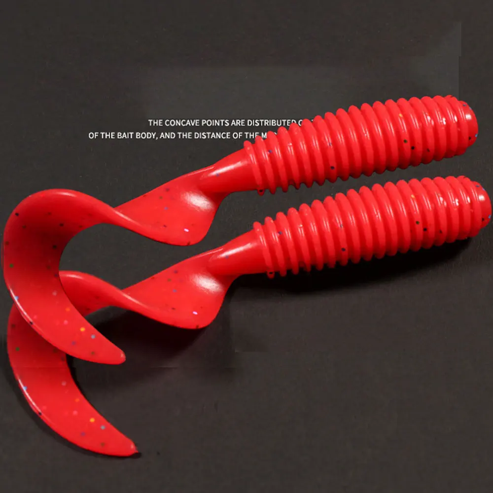 

AS 50pcs Fishing Soft Worm Lures T Tail 5.5cm6.5cm7.5cm Texan Jig Softjerk Wobbler Shiner Carp Bass Artificial Silicone Swimbait
