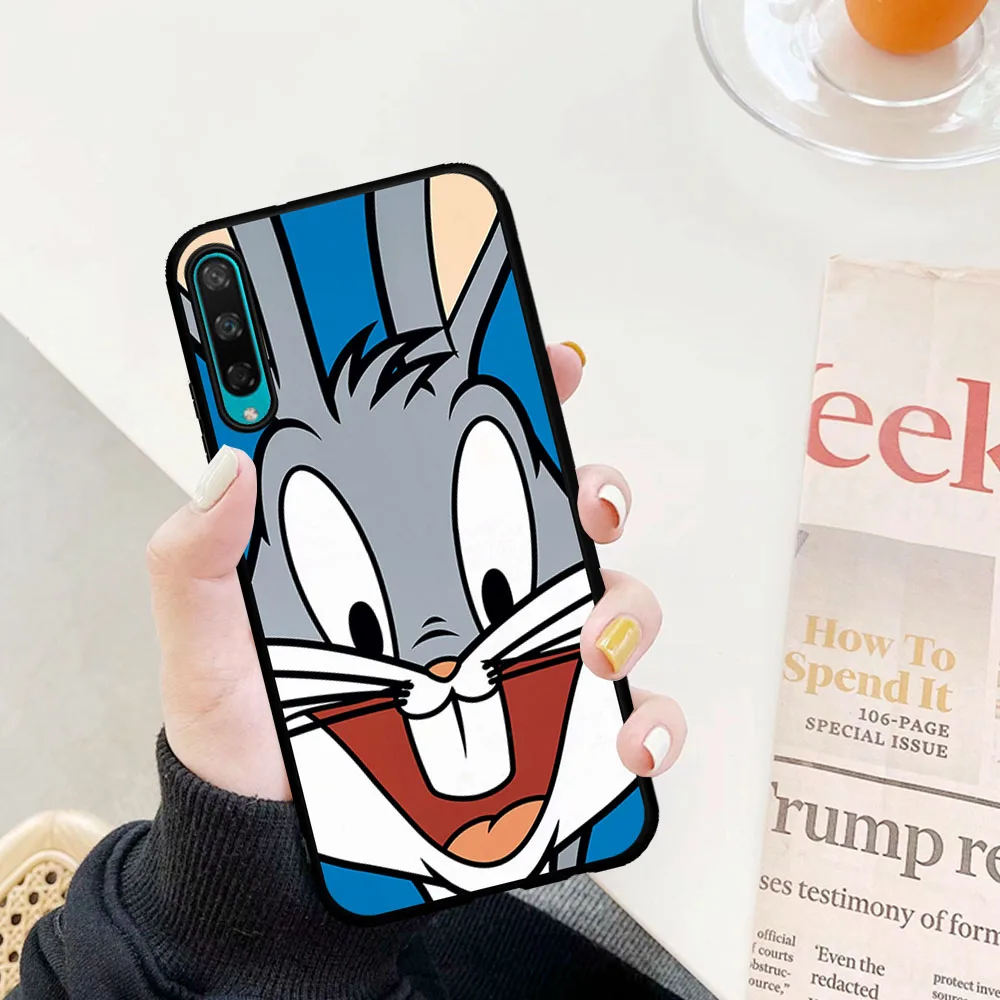 

Cute Cartoon Bugs Bunny rabbit Silicone Phone Case For Huawei Honor 20 30 Lite 8 9 10 Lite 8X 8C 9X V20 10i 20i 8S 8A 30 Pro 30S