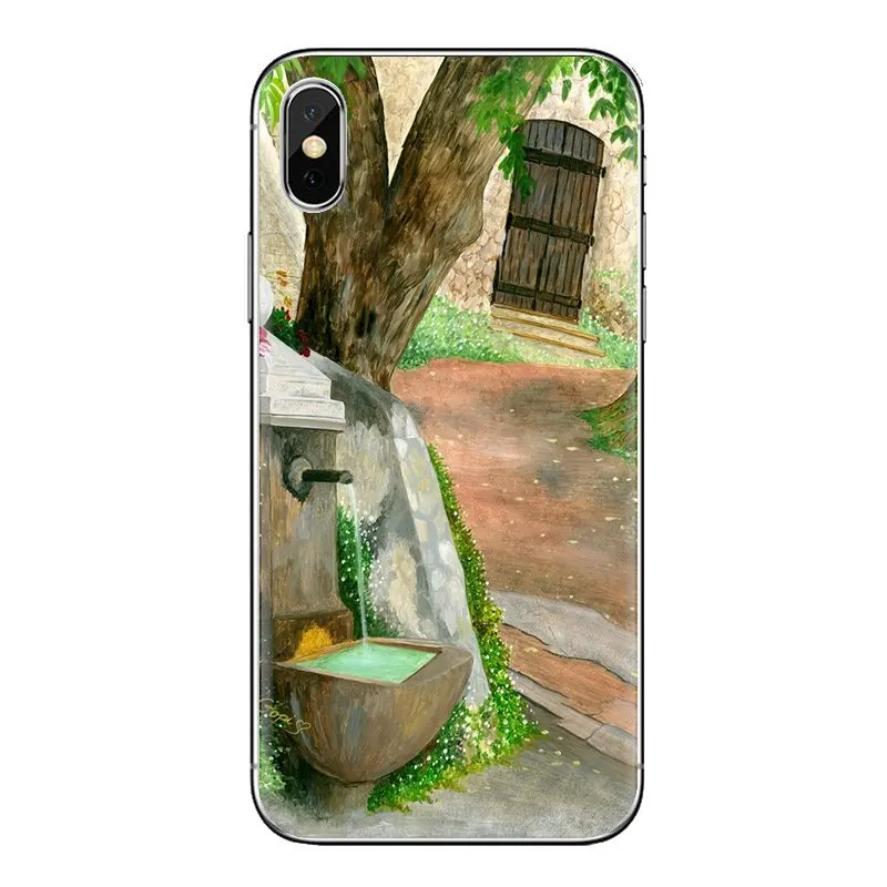 Мягкие прозрачные чехлы в виде ракушки Provence Фреска для huawei G7 G8 P7 P8 P9 P10 P20 P30 Lite Mini Pro