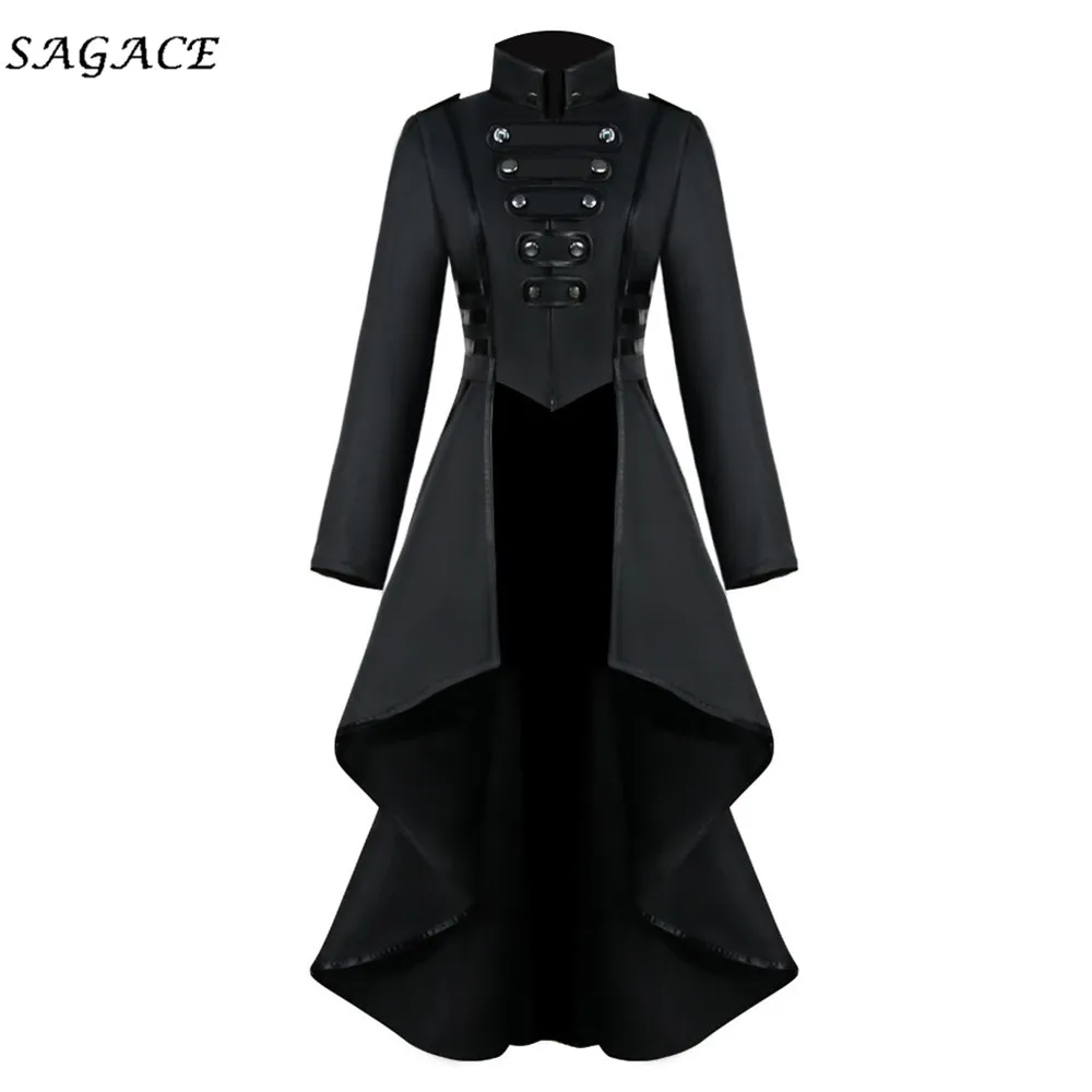 Одежда Sagace пальто женские осенние модные женский Готический стимпанк корсет на
