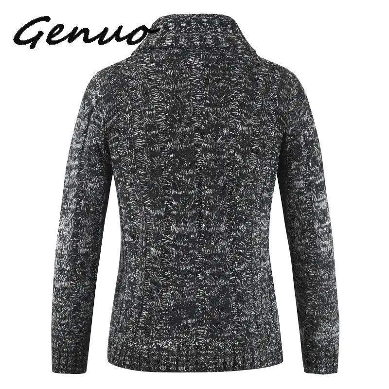 

Men Cardigan Sweater 2019 Autumn And Winter New Men's Long-sleeved Sweater Lapel Cardigan Button Knit Sweater Coat Tide Warm