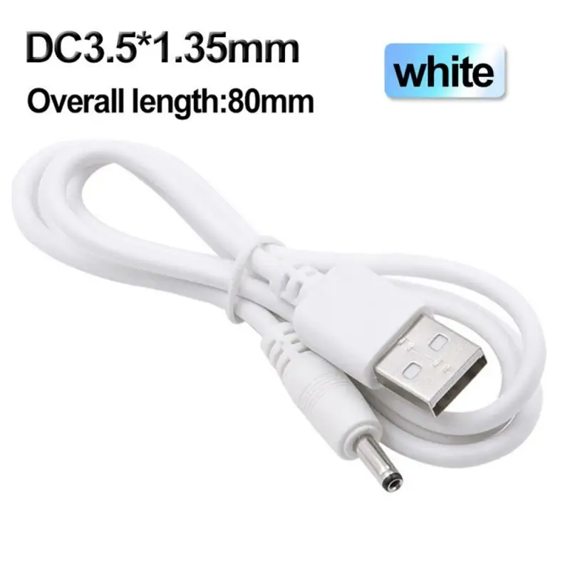USB To DC3.5*1.35mm DC3.5 Power Cord Line For Lamp Fan Cartoon Clock Radiator 5V Mini Speakers HUB | Электроника