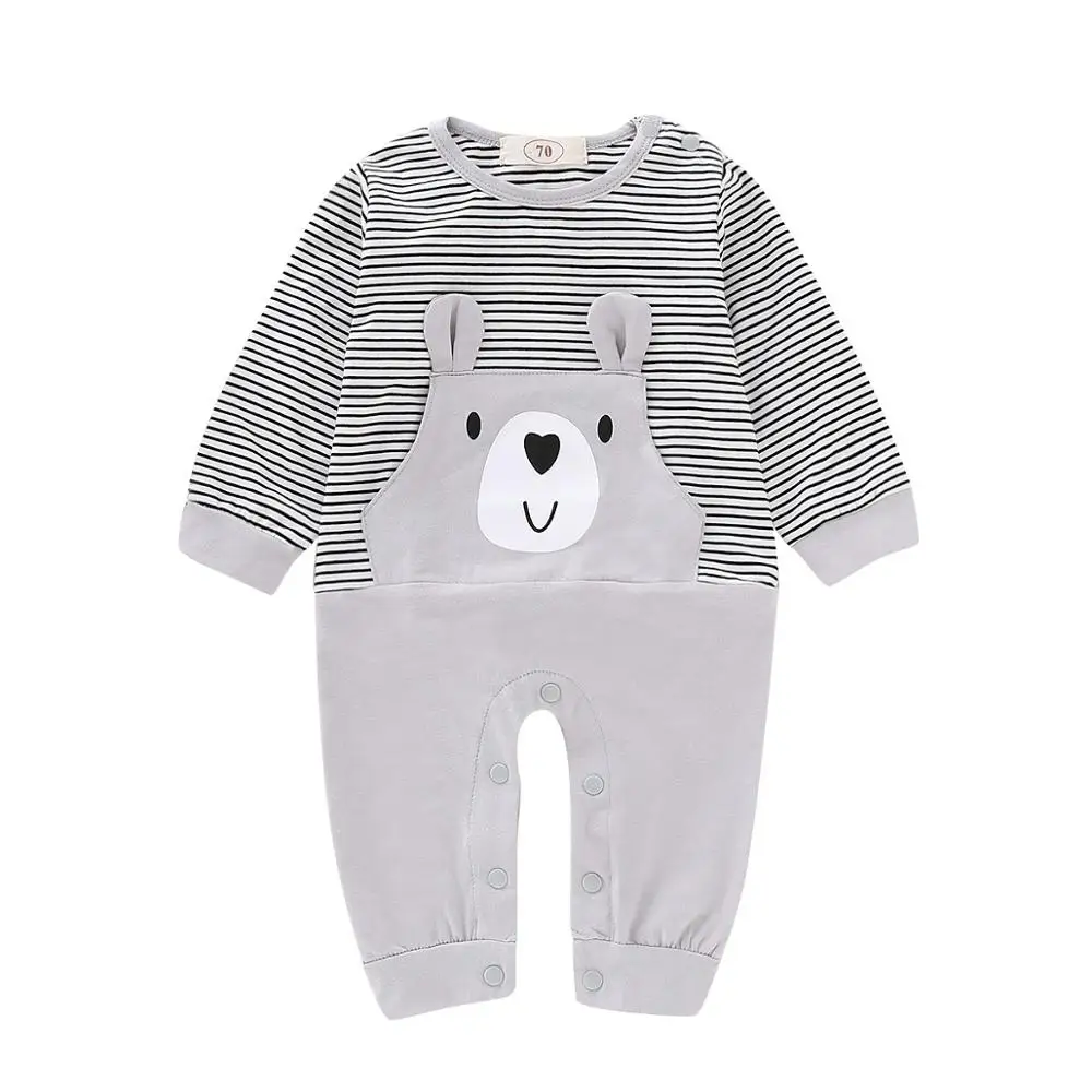 Детский осенне зимний комбинезон для маленьких мальчиков 2019 г. новый милый с