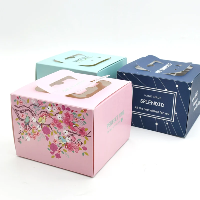 12-пачки торт Коробки 5 дюймов кухонный нож для выпечки посылка портативный