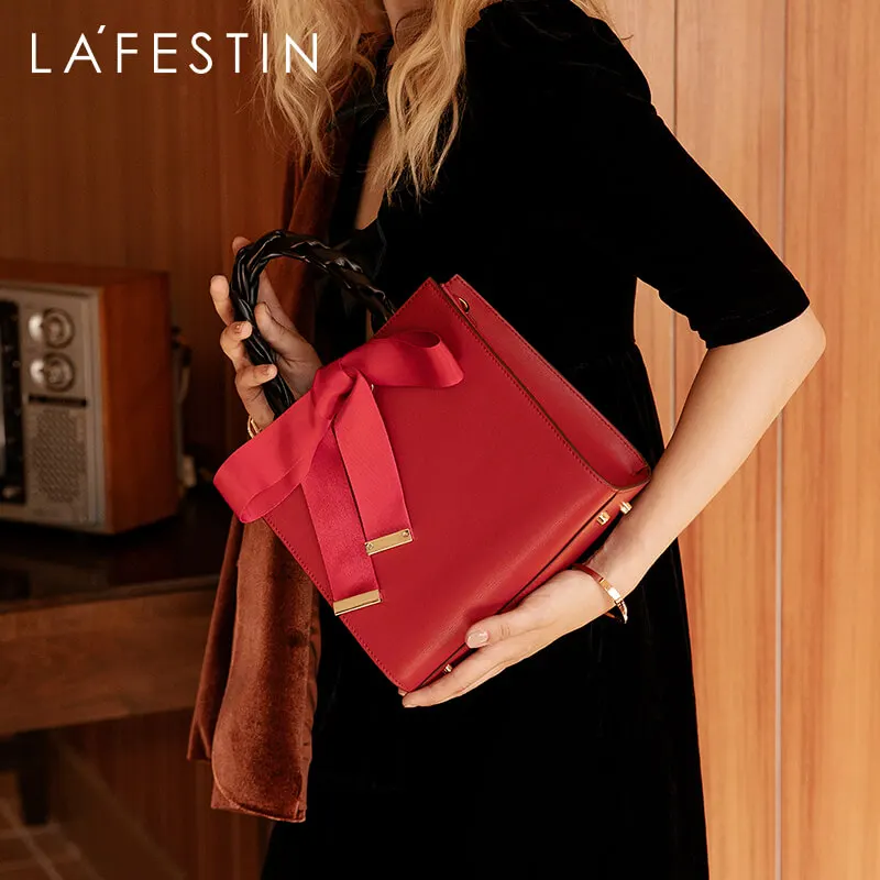 Женская сумка мессенджер LAFESTIN мягкая тканая через плечо 2019|Сумки с ручками| |