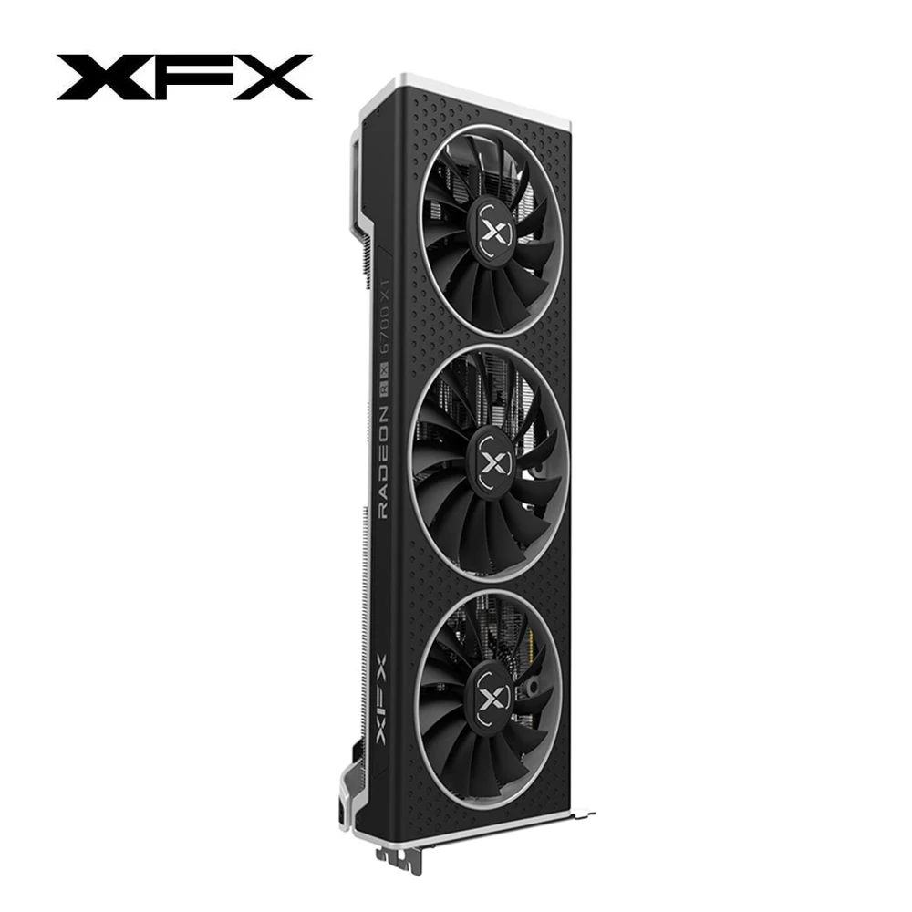 XFX Новый Radeon RX 6600 XT 8 Гб OC RX6700XT 12 GDDR6 поддержка AMD RDNA2 DirectX компьютерная графика |