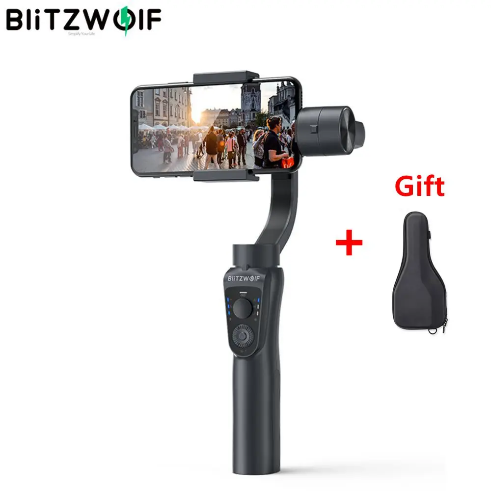 BlitzWolf BW BS14 bluetooth 3 осевой шарнирный стабилизатор с тремя регулируемыми режимами