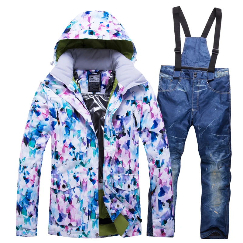 Женские брюки для катания на лыжах и сноуборде ветронепроницаемые