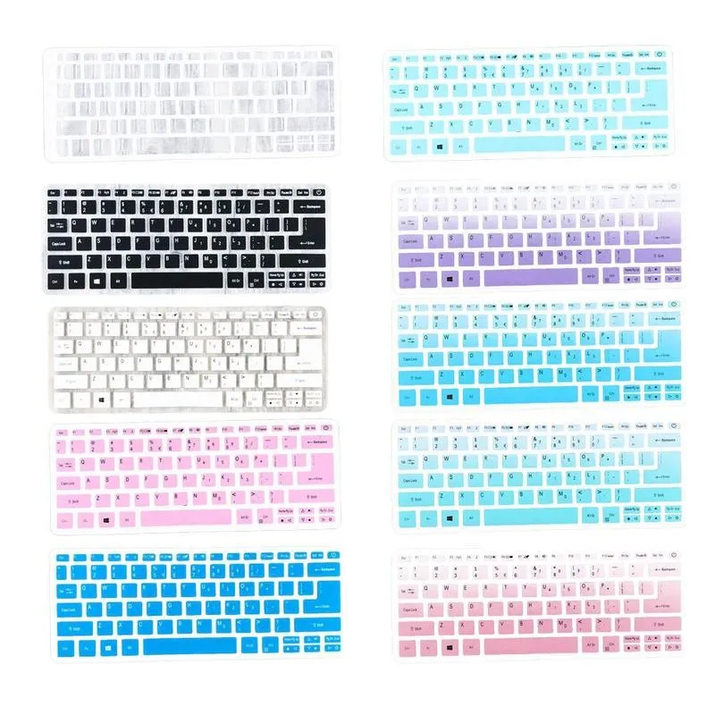 

Silicone Keyboard Cover Skin Protector Guard For Acer Swift SF113 S5-371 SF514 SF5 Swift 5 swift 3 Aspire S13 14 SF314 Spin 5