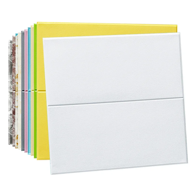 

PE Foam 3D Wall Stickers Imitation Brick Bedroom Decor Waterproof Self-adhesive Wallpaper For Living Room Kitchen TV Backdrop
