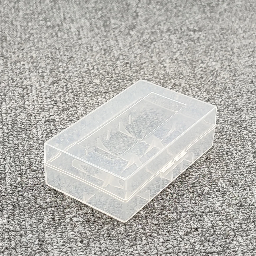 2*21700 Battery Storage Box 21700 Holder Case Plastic Transparent |