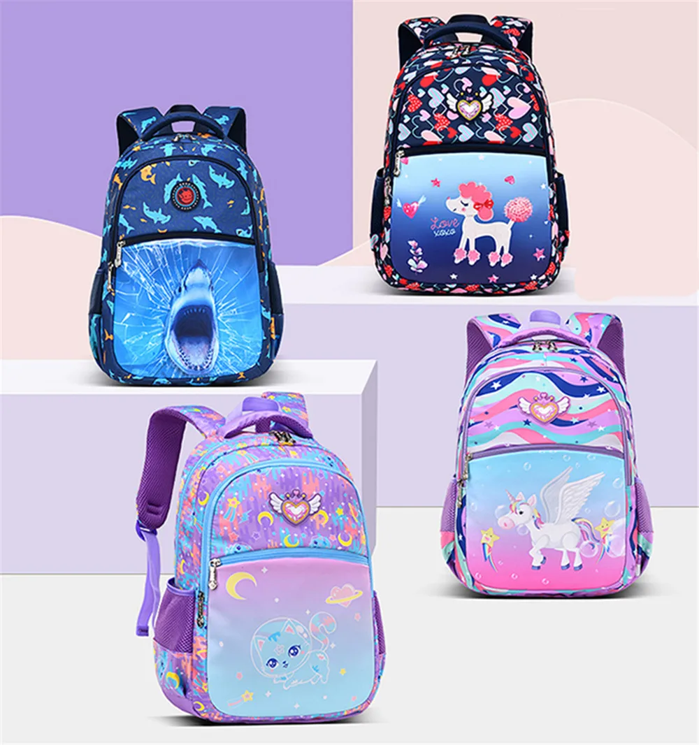 

2021 New Princess Kid Backpacks School Bags for Girls Boys School Bag Children Backpack Kids Student Bags Mochilas
