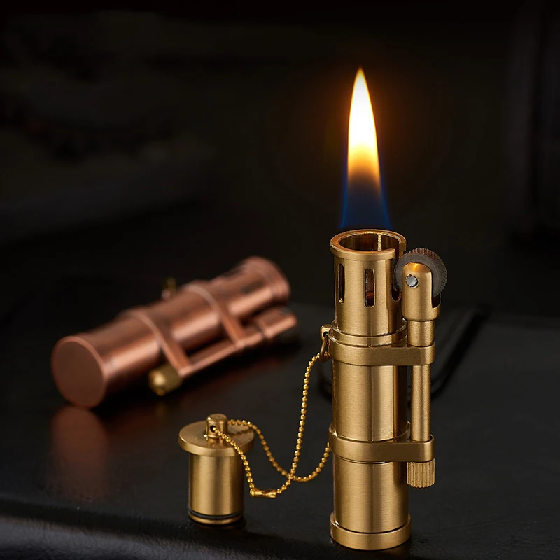 Ветрозащитная Ретро бензиновая зажигалка необычные зажигалки курительные