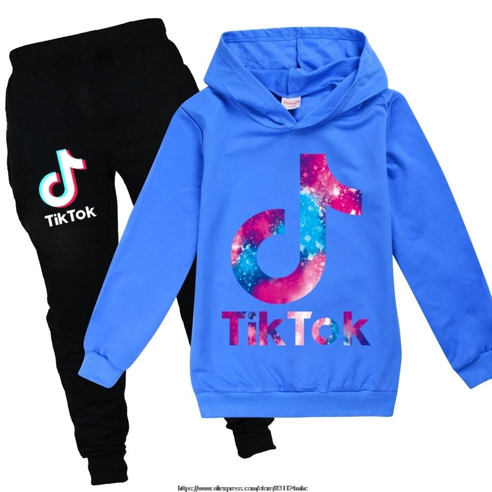 Одежда Tik Tok для мальчиков и девочек одежда детская с принтом комплект детской