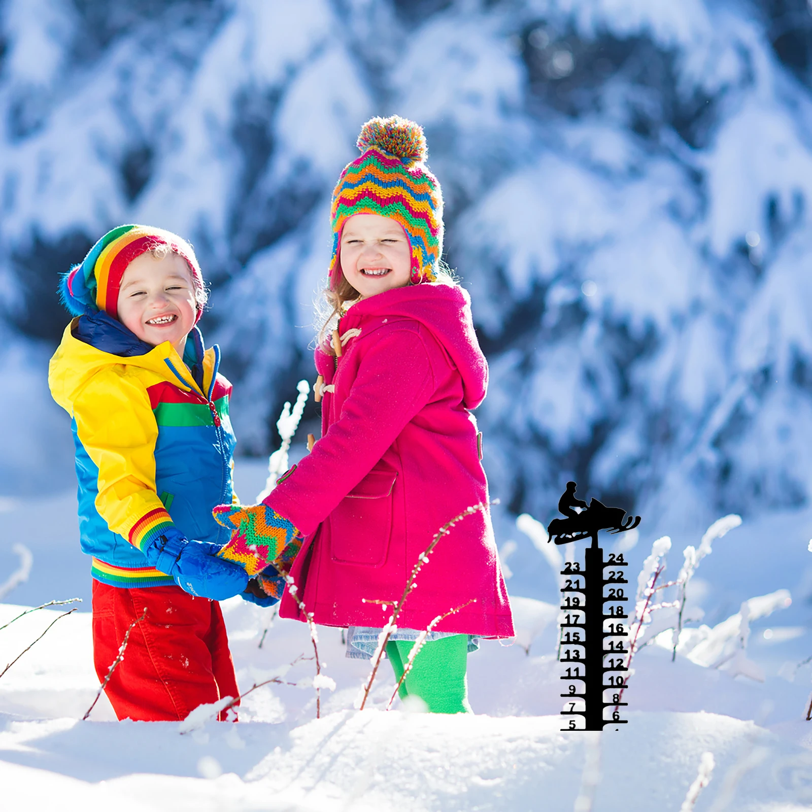 

Датчик снежинки 24 дюйма, детектор снега для украшения сада и мотоцикла