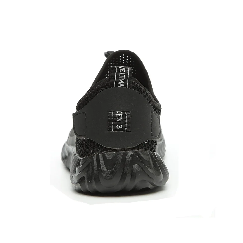 Летняя Мужская дышащая защитная обувь со стальным носком и защитой от разбивания