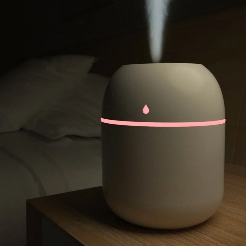 

1PCs 220ML Mini Portable Ultrasonic Air Humidifer Aroma Essential Oil Diffuser USB Mist Maker Aromatherapy Humidifiers for Home