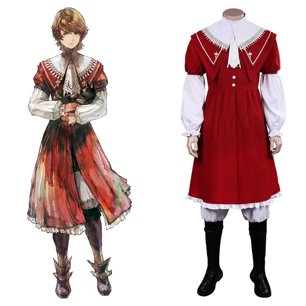 

FF16 Joshua Rosfield Cosplay Costume Cloak Dress Halloween Carnival Outfits