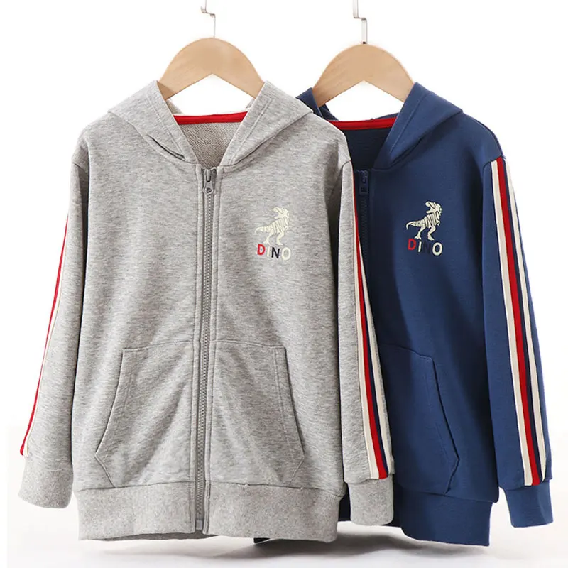 

Baby Boy Sweatshirt Children's Jacket Autumn 2021 Cotton Teenager Sports Coat Kids Long Sleeve Hooded Tops Baby's Casual Outwear