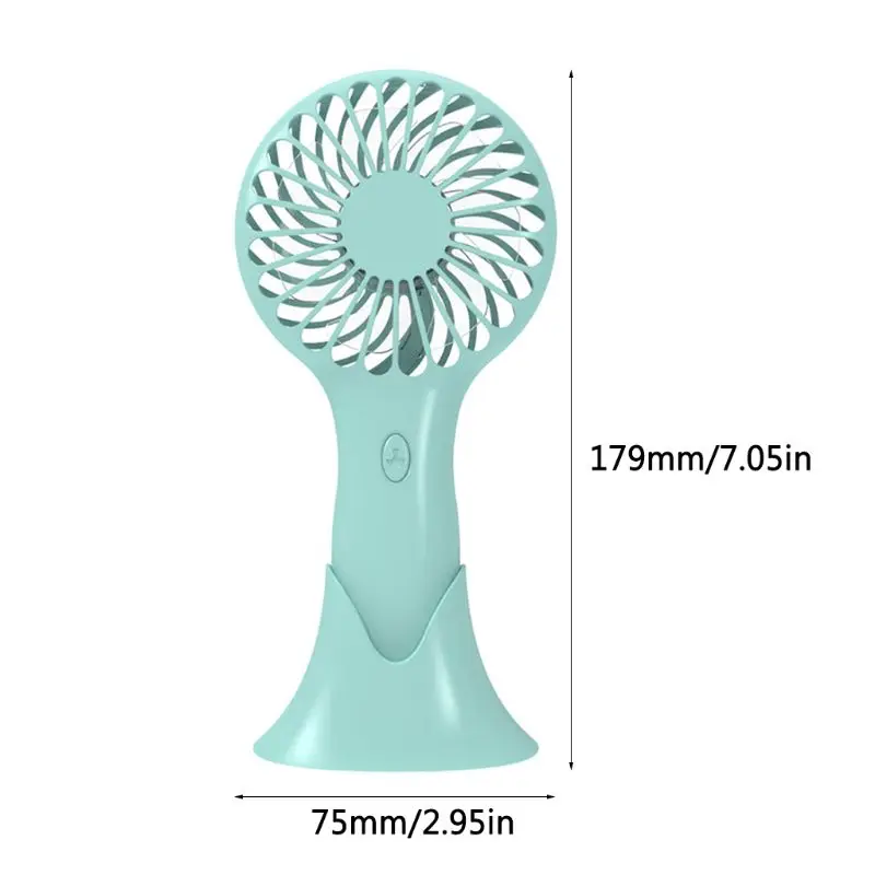 

USB Fan Mini Portable Desktop Cooling Fan Usb Rechargeable 3 Speed Adjustable Fan Cooler New