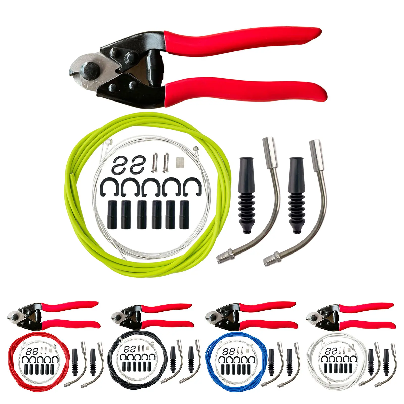 

Universal Mountain Bike Brake Cable Housing Bicycle Stainless Steel Replacement Wire Tubing Cover House Set MTB Road Bike Line