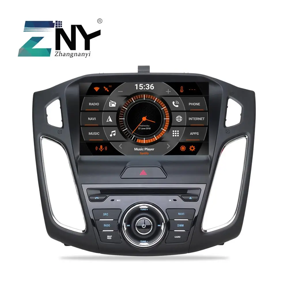 Автомагнитола 9 &quotна Android 10 с GPS стерео для 2015 2016 2017 Focus FM DVD аудио видео головное