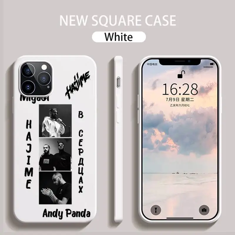 

Hajime MiyaGi Andy Panda Phone Case White Candy Color for iPhone 6 7 8 11 12 s mini pro X XS XR MAX Plus