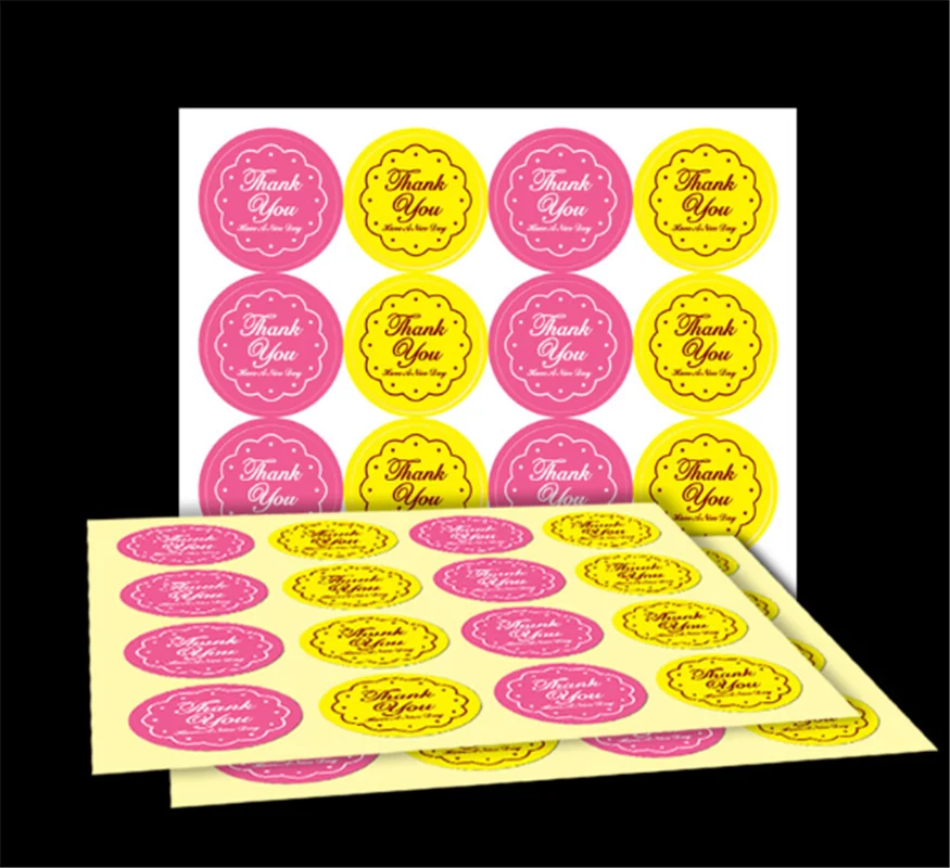 240 шт. многофункциональные наклейки для упаковки печенья|stickers for|stickers for youstickers thanks
