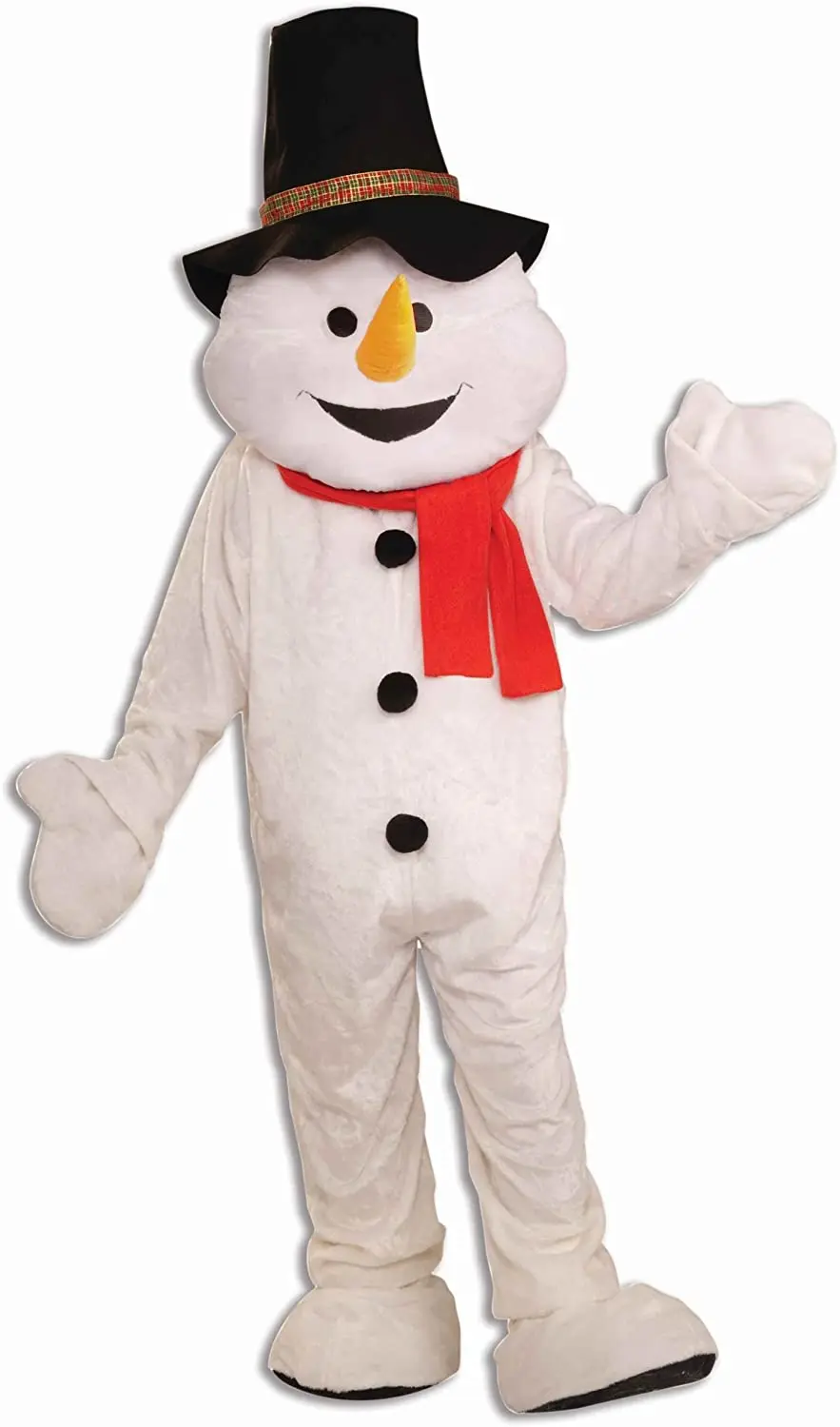 

Forum Novelties Men's Plush Snowman Mascot Adult Costume Furry Suit Mascot